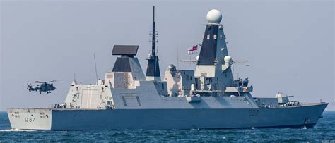 D Hms Duncan Type Guided Missile Destroyer Royal Navy