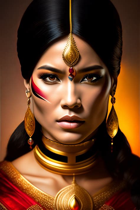 Lexica Face Woman Warrior