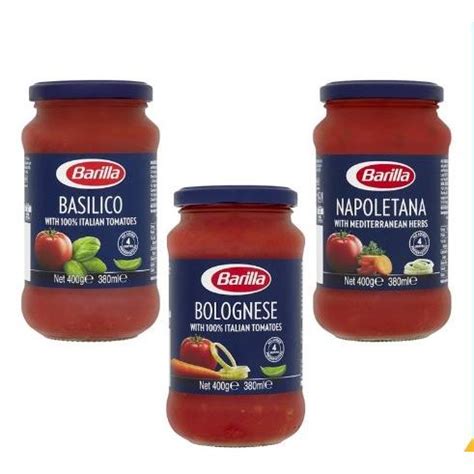 Italian Barilla Pasta Sauce G Vial Basilico Napoletana