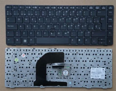 NEW For HP Probook 6470b 6475b Laptop Keyboard Spanish Teclado Frame