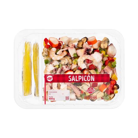 Hacendado Salpicon Marisco Fresco Novedad Bandeja 400 G