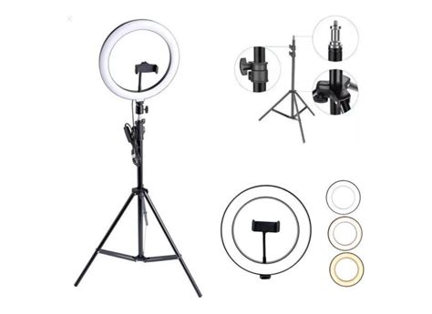 Iluminador Ring Light Polegadas Cm W C Trip Leds O