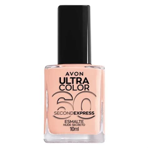 Avon Ultra Color Esmalte Second Express Nude Secreto Shopee Brasil