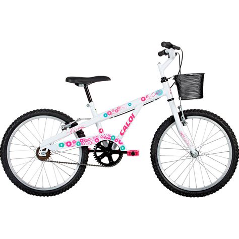 Bicicleta Feminina Caloi Ceci Aro Modelo Branca Submarino