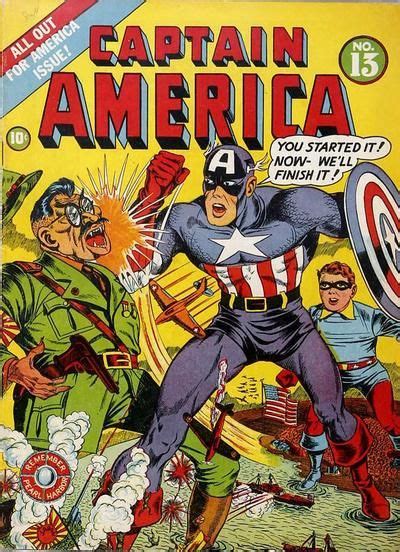 GCD Cover Captain America Comic Captain America Comic Books