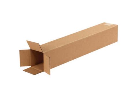 4x4x24 Tall Kraft Cardboard Boxes Mailing Packing Shipping Corrugated