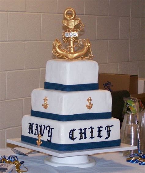 Navy Chief Anchor Cake