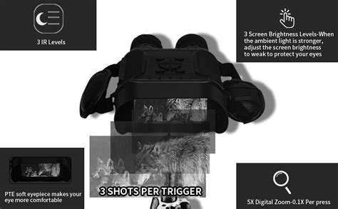 Bestguarder Night Vision Binoculars Hd Digital Infrared