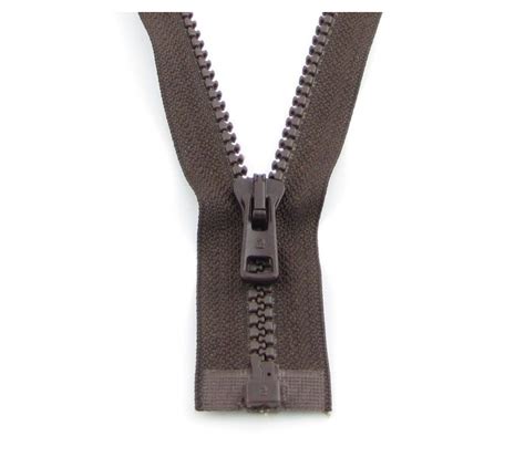 Plastic Zipper 75 Cm Brown 19 1518 Epasmanteria