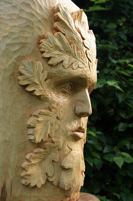 Green Man In 2024 Green Man Wood Carving Art Wood Sculpture