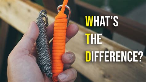 Nylon Vs Polyester Paracord KNOW THE DIFFERENCE YouTube