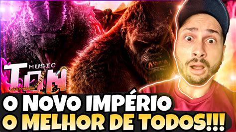 REAGINDO O NOVO IMPÉRIO GODZILLA E KONG MONSTERVERSE PAPYRUS DA