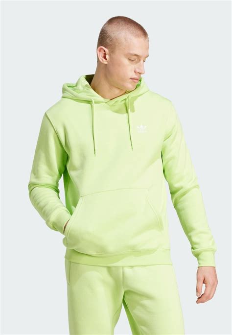 Adidas Originals Trefoil Essentials Sweat à Capuche Pulse Lime Vert