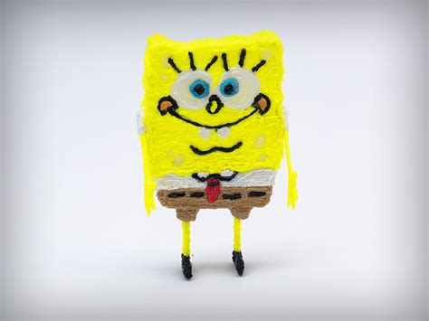 Wil jij Spongebob ook graag maken? Kijk een op www.3dandprint.eu/3d ...