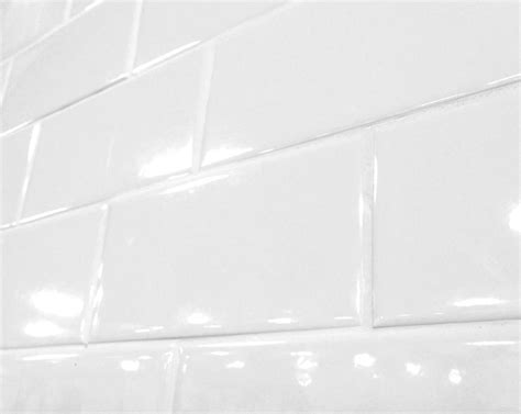 White X Shiny Glossy Finish Ceramic Subway Tile