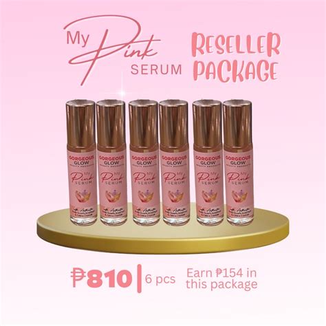 Gorgeous Glow Ph My Pink Serum For Lip N Cheek Resellet Package