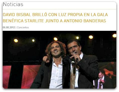 David Bisbal premiado en la gala benéfica Starlite y protagonista de un