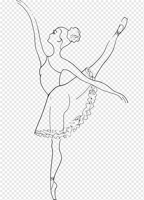 Bailarina Dança Mulher Balé Desenho Esboço Gráfico de Barras