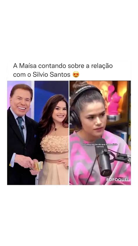 Maísa contando sobre a relação o Silvio Santos iFunny Brazil