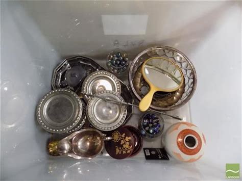 Lot Tub Of Assorted Wares Incl Marbles
