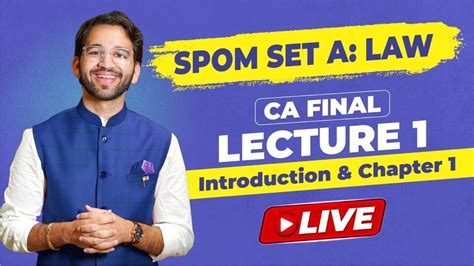 Set A Spom Law Demo Lecture Mcq Oriented Batch Corporate And