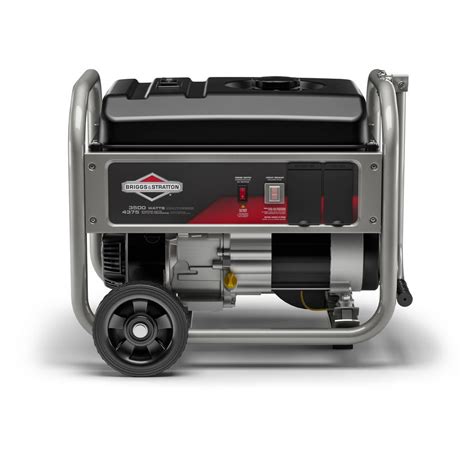 3500 Watt Gasoline Powered Manual Start Portable Generator With Briggs And Stratton Engine