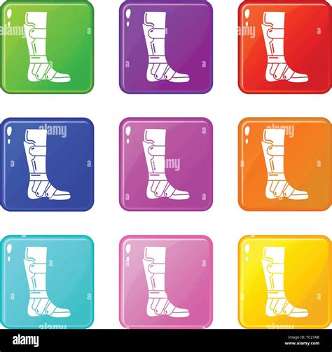 Leg In Retainer Icon Simple Style Stock Vector Image And Art Alamy