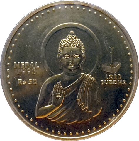 50 Rupees Birendra Bir Bikram Buddha Nepal Numista