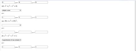 Solved Identify the quadric surface as an ellipsoid, | Chegg.com