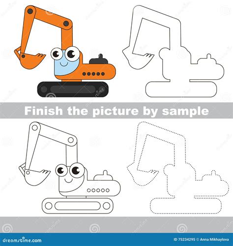 Drawing Excavator Royalty-Free Stock Photography | CartoonDealer.com #28845635