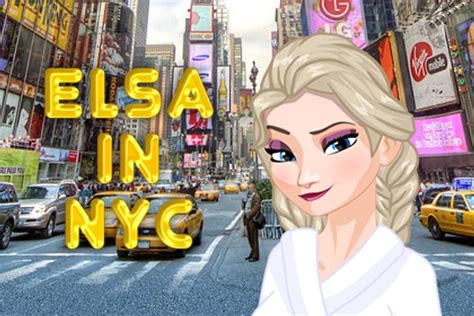 Elsa In New York Online Oyun Hemen Oyna