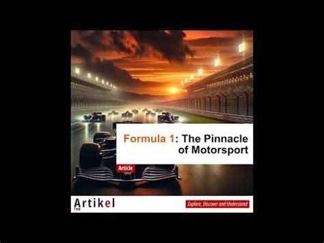 Formula The Pinnacle Of Motorsport Youtube