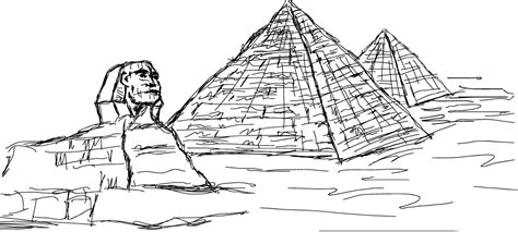 Egyptian Pyramids Drawing at PaintingValley.com | Explore collection of ...