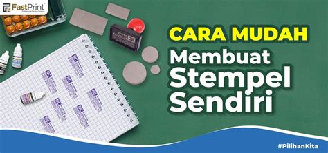 5 Langkah Mudah Membuat Stempel Sendiri Peluang Usaha Menjanjikan