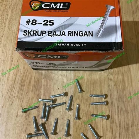 Jual Sekrup Baja Ringan CAMEL 8x25 Panjang 2 5cm Baut Baja Ringan Grc