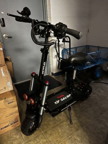 Tif Galop Adult Electric Scooter With Seat Slightly Used Miles W