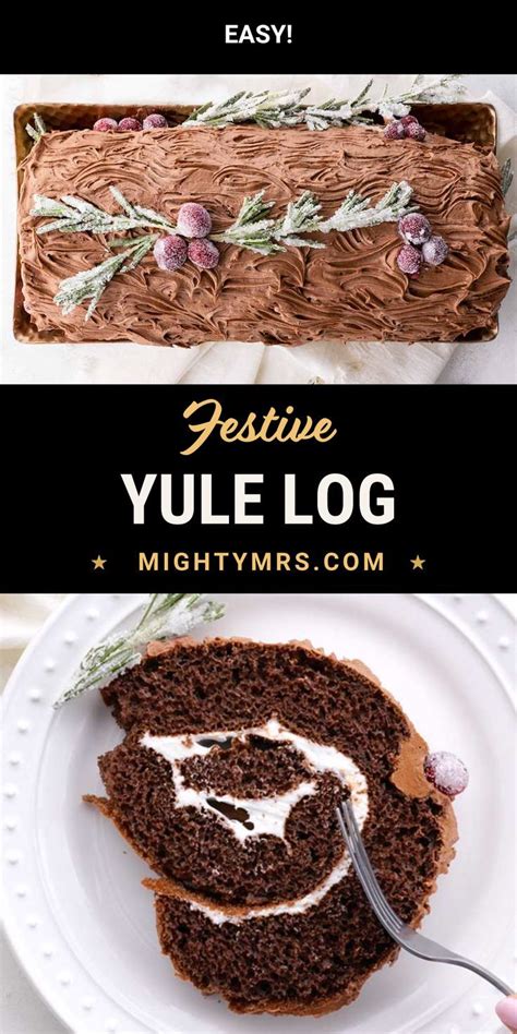 Easy Yule Log Recipe Using Cake Mix Mighty Mrs Super Easy Recipes