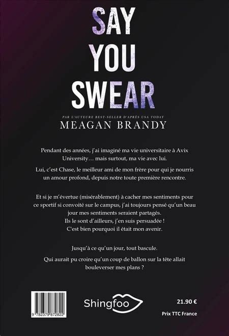 Say You Swear Meagan Brandy 2379872821 Romance Cultura