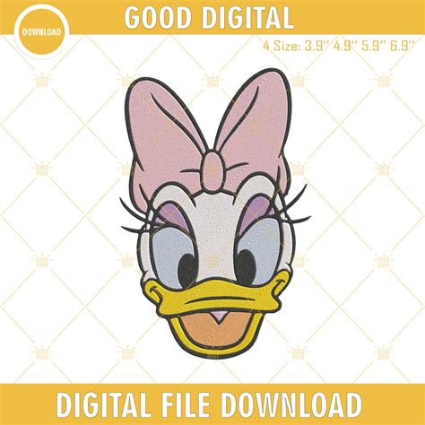 Daisy Duck Embroidery Design File Embroidery Designembroid Inspire Uplift