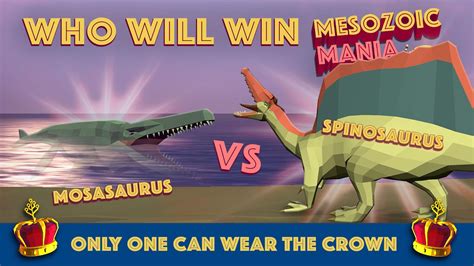 Mesozoic Mania: Match #21 - Semi-Final #3 - (Mosasaurus vs. Spinosaurus ...