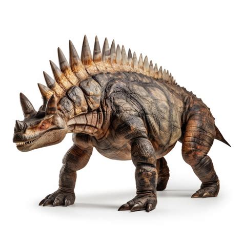 Premium Ai Image Stegosaurus Isolated On White Background Generative Ai