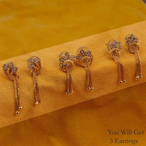 Top More Than 161 Quality Gold Earrings Latest Esthdonghoadian