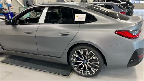 Bmw I4 M50 Frozen Pure Grey Metallic Youtube