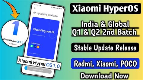 Xiaomi HyperOS India Global Q2 2nd Batch Stable Update Release