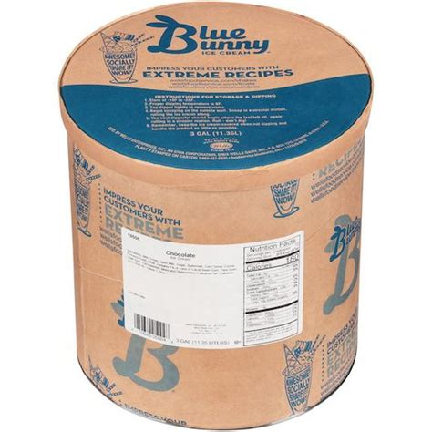 Blue Bunny Premium Chocolate Ice Cream 3 Gallon Tub Ubuy India
