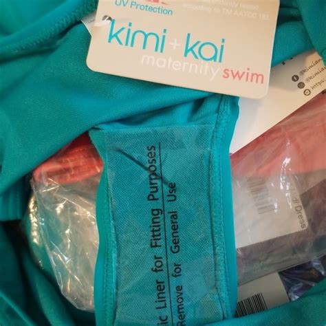 Kimi And Kai Swim Kimi Kai Maternity Teal Chloe Shirred Tankini