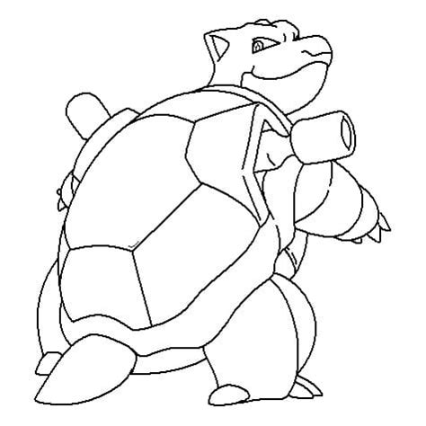 Desenhos De Pok Mon Blastoise Para Colorir E Imprimir Colorironline