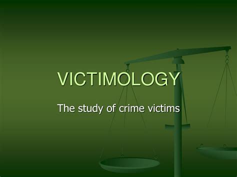 Ppt Victimology Powerpoint Presentation Free Download Id9519598