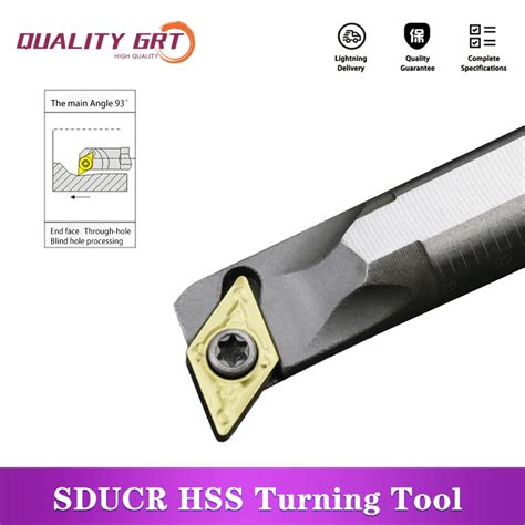 Q Grt Hss Turning Tool H K Sducr H K Sducr Lathe Boring Bar Small