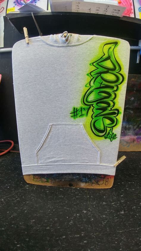 Airbrushed Vertical Name T Shirt Airbrushed Name Airbrush Etsy